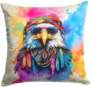NEW Hippie Animal Eagle Throw Pillow Machine Washable, Indoor Outdoor Decorative Pillow for Couch, Bed or Patio, 18Hx18W NEW Hippie Animal Eagle Throw Pillow Machine Washable, Indoor Outdoor Decorative Pillow for Couch, Bed or Patio, 18Hx18W
