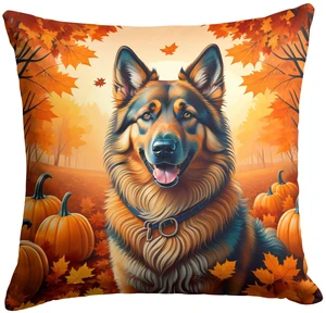 Belgian Tervuren Fall Throw Pillow Machine Washable, Indoor Outdoor Decorative Pillow for Couch, Bed or Patio, 18Hx18W Belgian Tervuren Fall Throw Pillow Machine Washable, Indoor Outdoor Decorative Pillow for Couch, Bed or Patio, 18Hx18W