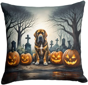 Bloodhound Spooky Halloween Throw Pillow Machine Washable, Indoor Outdoor Decorative Pillow for Couch, Bed or Patio, 18Hx18W Bloodhound Spooky Halloween Throw Pillow Machine Washable, Indoor Outdoor Decorative Pillow for Couch, Bed or Patio, 18Hx18W