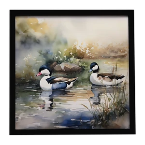 Bufflehead Framed Metal Print Bathroom, Kitchen, Office, Home Decor Wall Art Ready to Hang, Square, 8X8 Bufflehead Framed Metal Print Bathroom, Kitchen, Office, Home Decor Wall Art Ready to Hang, Square, 8X8
