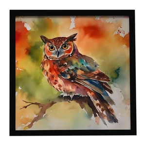 Elf Owl Framed Metal Print Bathroom, Kitchen, Office, Home Decor Wall Art Ready to Hang, Square, 8X8 Elf Owl Framed Metal Print Bathroom, Kitchen, Office, Home Decor Wall Art Ready to Hang, Square, 8X8