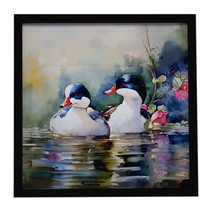 Bufflehead Framed Metal Print Bathroom, Kitchen, Office, Home Decor Wall Art Ready to Hang, Square, 8X8 Bufflehead Framed Metal Print Bathroom, Kitchen, Office, Home Decor Wall Art Ready to Hang, Square, 8X8
