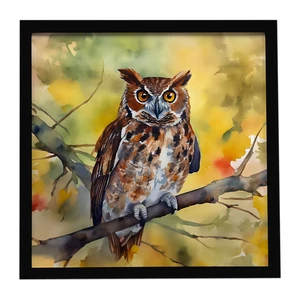 Eastern Screech Owl Framed Metal Print Bathroom, Kitchen, Office, Home Decor Wall Art Ready to Hang, Square, 8X8 Eastern Screech Owl Framed Metal Print Bathroom, Kitchen, Office, Home Decor Wall Art Ready to Hang, Square, 8X8