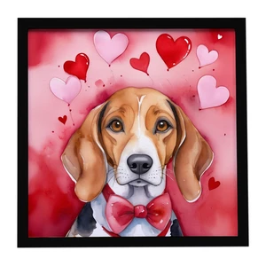 American Foxhound My Valentine Framed Metal Print Bathroom, Kitchen, Office, Home Decor Wall Art Ready to Hang, Square, 8X8 American Foxhound My Valentine Framed Metal Print Bathroom, Kitchen, Office, Home Decor Wall Art Ready to Hang, Square, 8X8