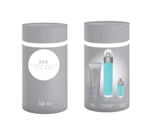 Perry Ellis 360 3-Piece Gift Set - Men's Cologne - 3.4 fl oz EDT, 3 oz Shower Gel, .25 fl oz EDT mini travel spray - fresh, woody, citrus, aquatic, long-lasting, gift idea Perry Ellis 360 3-Piece Gift Set - Men's Cologne - 3.4 fl oz EDT, 3 oz Shower Gel, .25 fl oz EDT mini travel spray - fresh, woody, citrus, aquatic, long-lasting, gift idea