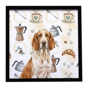 Bracco Italiano Coffee Bar Framed Metal Print Bathroom, Kitchen, Office, Home Decor Wall Art Ready to Hang, Square, 8X8 Bracco Italiano Coffee Bar Framed Metal Print Bathroom, Kitchen, Office, Home Decor Wall Art Ready to Hang, Square, 8X8