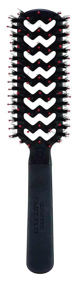 Cricket Static Free Fast Flo Shine Vent Hair Brush for Blow Drying, Styling and Detangling Hairbrush for Long Short Thick Thin Curly Straight Wavy All Hair Types Cricket Static Free Fast Flo Shine Vent Hair Brush for Blow Drying, Styling and Detangling Hairbrush for Long Short Thick Thin Curly Straight Wavy All Hair Types