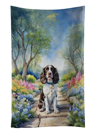 English Springer Spaniel Spring Path Kitchen Towel Dish Cloths Guest Hand Towel Decorative Bathroom Towel for Face,Tea, Dishcloth, Kitchen and Bath English Springer Spaniel Spring Path Kitchen Towel Dish Cloths Guest Hand Towel Decorative Bathroom Towel for Face,Tea, Dishcloth, Kitchen and Bath