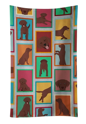 Lots of Chocolate Labrador Retriever Kitchen Towel Dish Cloths Guest Hand Towel Decorative Bathroom Towel for Face,Tea, Dishcloth, Kitchen and Bath Lots of Chocolate Labrador Retriever Kitchen Towel Dish Cloths Guest Hand Towel Decorative Bathroom Towel for Face,Tea, Dishcloth, Kitchen and Bath