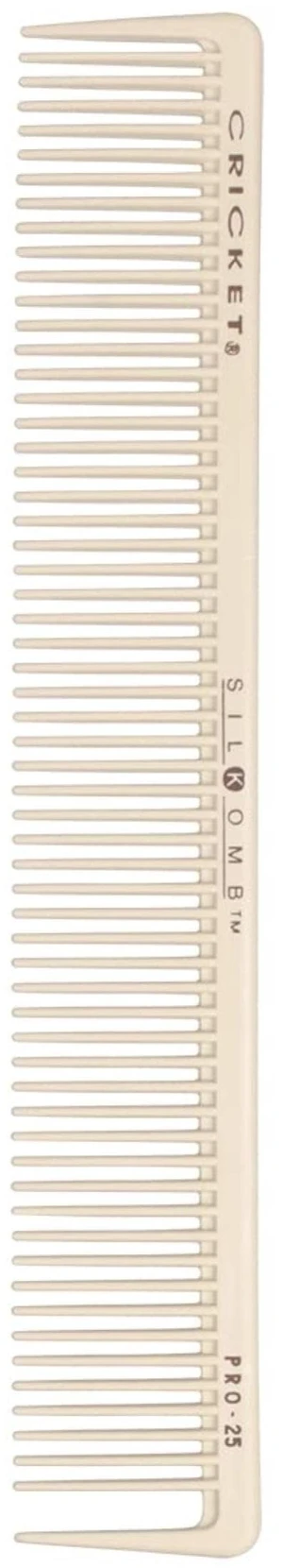 Silkomb Pro-25 Multi Purpose Hair Cutting Comb - Silicone-Injected, Seamless Teeth with Dual Tooth Pattern for Precision Cutting, Styling, Ideal for All Hair Types Silkomb Pro-25 Multi Purpose Hair Cutting Comb - Silicone-Injected, Seamless Teeth with Dual Tooth Pattern for Precision Cutting, Styling, Ideal for All Hair Types