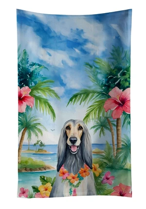 Afghan Hound Luau Kitchen Towel Dish Cloths Guest Hand Towel Decorative Bathroom Towel for Face,Tea, Dishcloth, Kitchen and Bath Afghan Hound Luau Kitchen Towel Dish Cloths Guest Hand Towel Decorative Bathroom Towel for Face,Tea, Dishcloth, Kitchen and Bath