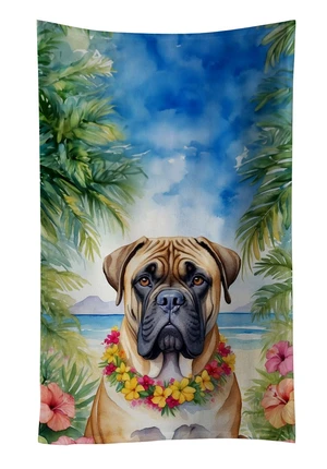 Bullmastiff Luau Kitchen Towel Dish Cloths Guest Hand Towel Decorative Bathroom Towel for Face,Tea, Dishcloth, Kitchen and Bath Bullmastiff Luau Kitchen Towel Dish Cloths Guest Hand Towel Decorative Bathroom Towel for Face,Tea, Dishcloth, Kitchen and Bath