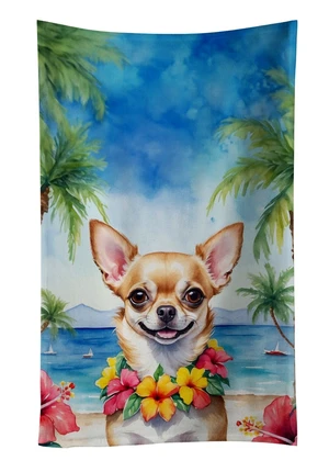 Chihuahua Luau Kitchen Towel Dish Cloths Guest Hand Towel Decorative Bathroom Towel for Face,Tea, Dishcloth, Kitchen and Bath Chihuahua Luau Kitchen Towel Dish Cloths Guest Hand Towel Decorative Bathroom Towel for Face,Tea, Dishcloth, Kitchen and Bath