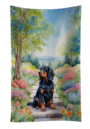 Gordon Setter Spring Path Kitchen Towel Dish Cloths Guest Hand Towel Decorative Bathroom Towel for Face,Tea, Dishcloth, Kitchen and Bath Gordon Setter Spring Path Kitchen Towel Dish Cloths Guest Hand Towel Decorative Bathroom Towel for Face,Tea, Dishcloth, Kitchen and Bath