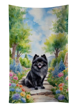 Pomeranian Spring Path Kitchen Towel Dish Cloths Guest Hand Towel Decorative Bathroom Towel for Face,Tea, Dishcloth, Kitchen and Bath Pomeranian Spring Path Kitchen Towel Dish Cloths Guest Hand Towel Decorative Bathroom Towel for Face,Tea, Dishcloth, Kitchen and Bath