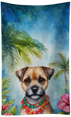 Border Terrier Luau Kitchen Towel Dish Cloths Guest Hand Towel Decorative Bathroom Towel for Face,Tea, Dishcloth, Kitchen and Bath Border Terrier Luau Kitchen Towel Dish Cloths Guest Hand Towel Decorative Bathroom Towel for Face,Tea, Dishcloth, Kitchen and Bath