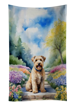 Wheaten Terrier Spring Path Kitchen Towel Dish Cloths Guest Hand Towel Decorative Bathroom Towel for Face,Tea, Dishcloth, Kitchen and Bath Wheaten Terrier Spring Path Kitchen Towel Dish Cloths Guest Hand Towel Decorative Bathroom Towel for Face,Tea, Dishcloth, Kitchen and Bath