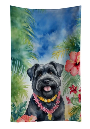 Bouvier des Flandres Luau Kitchen Towel Dish Cloths Guest Hand Towel Decorative Bathroom Towel for Face,Tea, Dishcloth, Kitchen and Bath Bouvier des Flandres Luau Kitchen Towel Dish Cloths Guest Hand Towel Decorative Bathroom Towel for Face,Tea, Dishcloth, Kitchen and Bath