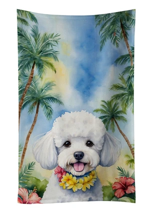 Bichon Frise Luau Kitchen Towel Dish Cloths Guest Hand Towel Decorative Bathroom Towel for Face,Tea, Dishcloth, Kitchen and Bath Bichon Frise Luau Kitchen Towel Dish Cloths Guest Hand Towel Decorative Bathroom Towel for Face,Tea, Dishcloth, Kitchen and Bath