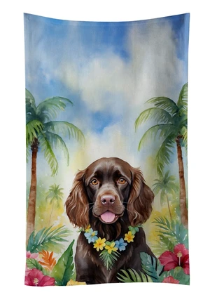 Boykin Spaniel Luau Kitchen Towel Dish Cloths Guest Hand Towel Decorative Bathroom Towel for Face,Tea, Dishcloth, Kitchen and Bath Boykin Spaniel Luau Kitchen Towel Dish Cloths Guest Hand Towel Decorative Bathroom Towel for Face,Tea, Dishcloth, Kitchen and Bath