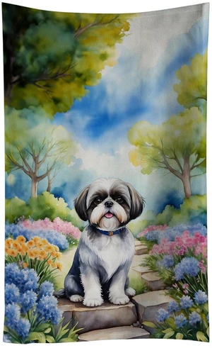 Shih Tzu Spring Path Kitchen Towel Dish Cloths Guest Hand Towel Decorative Bathroom Towel for Face,Tea, Dishcloth, Kitchen and Bath Shih Tzu Spring Path Kitchen Towel Dish Cloths Guest Hand Towel Decorative Bathroom Towel for Face,Tea, Dishcloth, Kitchen and Bath