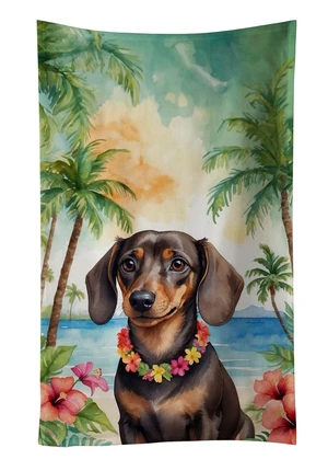 Dachshund Luau Kitchen Towel Dish Cloths Guest Hand Towel Decorative Bathroom Towel for Face,Tea, Dishcloth, Kitchen and Bath Dachshund Luau Kitchen Towel Dish Cloths Guest Hand Towel Decorative Bathroom Towel for Face,Tea, Dishcloth, Kitchen and Bath