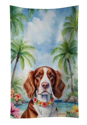Welsh Springer Spaniel Luau Kitchen Towel Dish Cloths Guest Hand Towel Decorative Bathroom Towel for Face,Tea, Dishcloth, Kitchen and Bath Welsh Springer Spaniel Luau Kitchen Towel Dish Cloths Guest Hand Towel Decorative Bathroom Towel for Face,Tea, Dishcloth, Kitchen and Bath