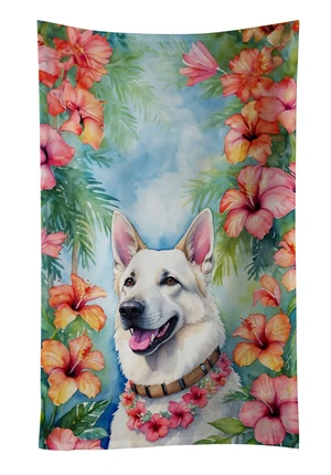White German Shepherd Luau Kitchen Towel Dish Cloths Guest Hand Towel Decorative Bathroom Towel for Face,Tea, Dishcloth, Kitchen and Bath White German Shepherd Luau Kitchen Towel Dish Cloths Guest Hand Towel Decorative Bathroom Towel for Face,Tea, Dishcloth, Kitchen and Bath