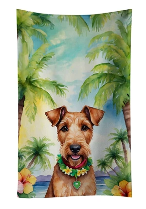 Irish Terrier Luau Kitchen Towel Dish Cloths Guest Hand Towel Decorative Bathroom Towel for Face,Tea, Dishcloth, Kitchen and Bath Irish Terrier Luau Kitchen Towel Dish Cloths Guest Hand Towel Decorative Bathroom Towel for Face,Tea, Dishcloth, Kitchen and Bath