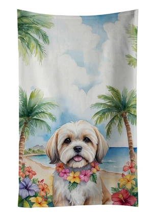 Lhasa Apso Luau Kitchen Towel Dish Cloths Guest Hand Towel Decorative Bathroom Towel for Face,Tea, Dishcloth, Kitchen and Bath Lhasa Apso Luau Kitchen Towel Dish Cloths Guest Hand Towel Decorative Bathroom Towel for Face,Tea, Dishcloth, Kitchen and Bath