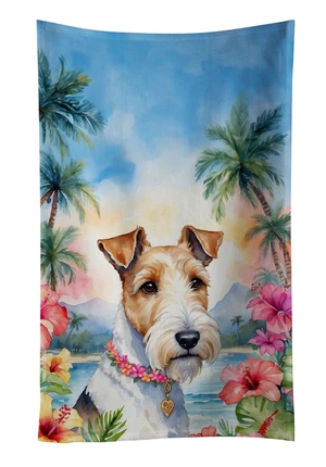 Fox Terrier Luau Kitchen Towel Dish Cloths Guest Hand Towel Decorative Bathroom Towel for Face,Tea, Dishcloth, Kitchen and Bath Fox Terrier Luau Kitchen Towel Dish Cloths Guest Hand Towel Decorative Bathroom Towel for Face,Tea, Dishcloth, Kitchen and Bath