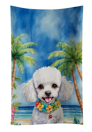 White Poodle Luau Kitchen Towel Dish Cloths Guest Hand Towel Decorative Bathroom Towel for Face,Tea, Dishcloth, Kitchen and Bath White Poodle Luau Kitchen Towel Dish Cloths Guest Hand Towel Decorative Bathroom Towel for Face,Tea, Dishcloth, Kitchen and Bath
