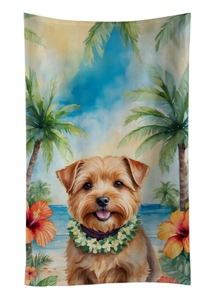 Norfolk Terrier Luau Kitchen Towel Dish Cloths Guest Hand Towel Decorative Bathroom Towel for Face,Tea, Dishcloth, Kitchen and Bath Norfolk Terrier Luau Kitchen Towel Dish Cloths Guest Hand Towel Decorative Bathroom Towel for Face,Tea, Dishcloth, Kitchen and Bath