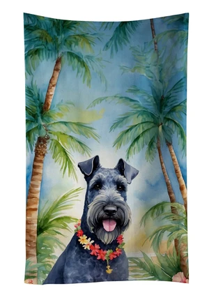 Kerry Blue Terrier Luau Kitchen Towel Dish Cloths Guest Hand Towel Decorative Bathroom Towel for Face,Tea, Dishcloth, Kitchen and Bath Kerry Blue Terrier Luau Kitchen Towel Dish Cloths Guest Hand Towel Decorative Bathroom Towel for Face,Tea, Dishcloth, Kitchen and Bath