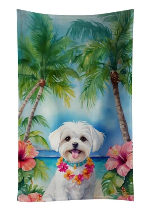 Maltese Luau Kitchen Towel Dish Cloths Guest Hand Towel Decorative Bathroom Towel for Face,Tea, Dishcloth, Kitchen and Bath Maltese Luau Kitchen Towel Dish Cloths Guest Hand Towel Decorative Bathroom Towel for Face,Tea, Dishcloth, Kitchen and Bath