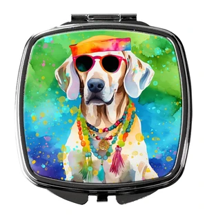 Weimaraner Hippie Dawg Compact Mirror Decorative Travel Makeup Mirror for Women Girls Gifts Pocket Makeup Mirror Folding Handheld Weimaraner Hippie Dawg Compact Mirror Decorative Travel Makeup Mirror for Women Girls Gifts Pocket Makeup Mirror Folding Handheld