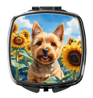 Norwich Terrier in Sunflowers Compact Mirror Decorative Travel Makeup Mirror for Women Girls Gifts Pocket Makeup Mirror Folding Handheld Norwich Terrier in Sunflowers Compact Mirror Decorative Travel Makeup Mirror for Women Girls Gifts Pocket Makeup Mirror Folding Handheld