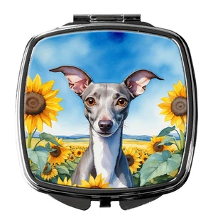 Italian Greyhound in Sunflowers Compact Mirror Decorative Travel Makeup Mirror for Women Girls Gifts Pocket Makeup Mirror Folding Handheld Italian Greyhound in Sunflowers Compact Mirror Decorative Travel Makeup Mirror for Women Girls Gifts Pocket Makeup Mirror Folding Handheld