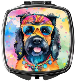Scottish Terrier Hippie Dawg Compact Mirror Decorative Travel Makeup Mirror for Women Girls Gifts Pocket Makeup Mirror Folding Handheld Scottish Terrier Hippie Dawg Compact Mirror Decorative Travel Makeup Mirror for Women Girls Gifts Pocket Makeup Mirror Folding Handheld