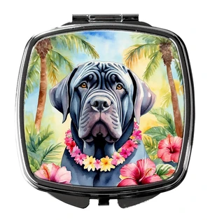 Neapolitan Mastiff Luau Compact Mirror Decorative Travel Makeup Mirror for Women Girls Gifts Pocket Makeup Mirror Folding Handheld Neapolitan Mastiff Luau Compact Mirror Decorative Travel Makeup Mirror for Women Girls Gifts Pocket Makeup Mirror Folding Handheld