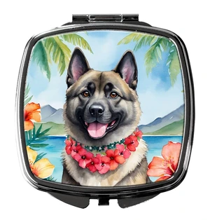 Norwegian Elkhound Luau Compact Mirror Decorative Travel Makeup Mirror for Women Girls Gifts Pocket Makeup Mirror Folding Handheld Norwegian Elkhound Luau Compact Mirror Decorative Travel Makeup Mirror for Women Girls Gifts Pocket Makeup Mirror Folding Handheld