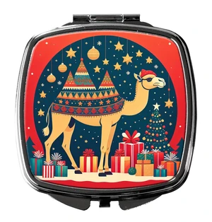 Camel Christmas Compact Mirror Decorative Travel Makeup Mirror for Women Girls Gifts Pocket Makeup Mirror Folding Handheld Camel Christmas Compact Mirror Decorative Travel Makeup Mirror for Women Girls Gifts Pocket Makeup Mirror Folding Handheld
