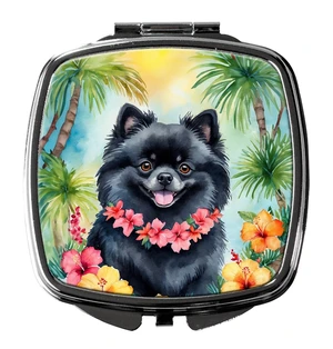 Pomeranian Luau Compact Mirror Decorative Travel Makeup Mirror for Women Girls Gifts Pocket Makeup Mirror Folding Handheld Pomeranian Luau Compact Mirror Decorative Travel Makeup Mirror for Women Girls Gifts Pocket Makeup Mirror Folding Handheld