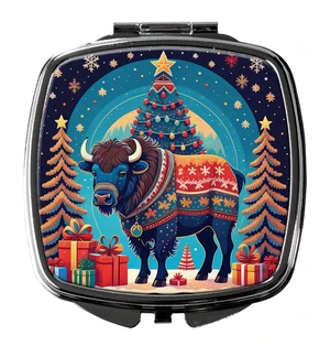 Buffalo Christmas Compact Mirror Decorative Travel Makeup Mirror for Women Girls Gifts Pocket Makeup Mirror Folding Handheld Buffalo Christmas Compact Mirror Decorative Travel Makeup Mirror for Women Girls Gifts Pocket Makeup Mirror Folding Handheld