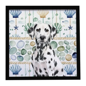 Dalmatian Coastal Sea Glass Framed Metal Print Bathroom, Kitchen, Office, Home Decor Wall Art Ready to Hang, Square, 8X8 Dalmatian Coastal Sea Glass Framed Metal Print Bathroom, Kitchen, Office, Home Decor Wall Art Ready to Hang, Square, 8X8