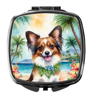 Papillon Luau Compact Mirror Decorative Travel Makeup Mirror for Women Girls Gifts Pocket Makeup Mirror Folding Handheld Papillon Luau Compact Mirror Decorative Travel Makeup Mirror for Women Girls Gifts Pocket Makeup Mirror Folding Handheld