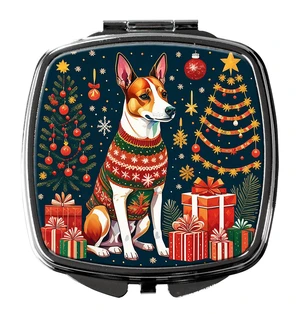 Basenji Christmas Compact Mirror Decorative Travel Makeup Mirror for Women Girls Gifts Pocket Makeup Mirror Folding Handheld Basenji Christmas Compact Mirror Decorative Travel Makeup Mirror for Women Girls Gifts Pocket Makeup Mirror Folding Handheld