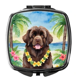 Newfoundland Luau Compact Mirror Decorative Travel Makeup Mirror for Women Girls Gifts Pocket Makeup Mirror Folding Handheld Newfoundland Luau Compact Mirror Decorative Travel Makeup Mirror for Women Girls Gifts Pocket Makeup Mirror Folding Handheld