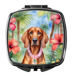 Redbone Coonhound Luau Compact Mirror Decorative Travel Makeup Mirror for Women Girls Gifts Pocket Makeup Mirror Folding Handheld Redbone Coonhound Luau Compact Mirror Decorative Travel Makeup Mirror for Women Girls Gifts Pocket Makeup Mirror Folding Handheld