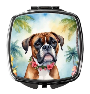 Boxer Luau Compact Mirror Decorative Travel Makeup Mirror for Women Girls Gifts Pocket Makeup Mirror Folding Handheld Boxer Luau Compact Mirror Decorative Travel Makeup Mirror for Women Girls Gifts Pocket Makeup Mirror Folding Handheld